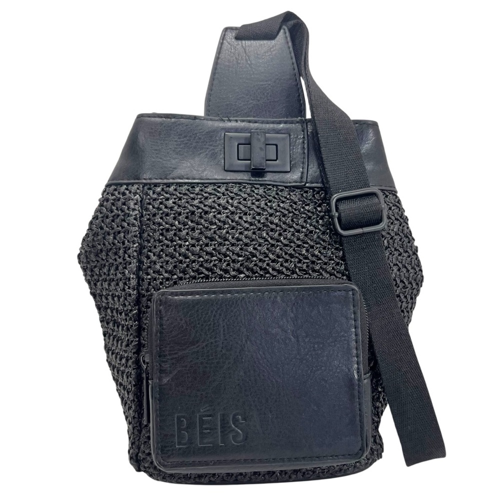 BEIS Black Crossbody Bag